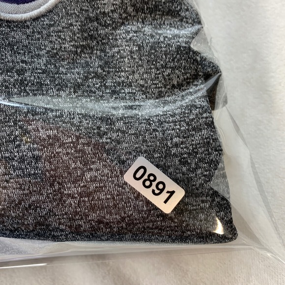 NBA Los Angeles Lakers Ultra Game Hoodie‎ Striped Hem Gray Purple Mens Sz Small - Picture 7 of 7